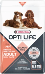 Versele-Laga Opti Life Adult Skin Care Medium & Maxi 1kg Hondenvoer Verpakking
