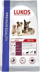 Lukos Adult Medium 1 kg Hondenvoer Verpakking Lukos Adult Medium 1 kg Hondenvoer Verpakking