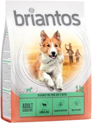 Briantos Adult Lamb & Rice Sensitive 1 kg Hondenvoer Verpakking Briantos Adult Lamb & Rice Sensitive 1 kg Hondenvoer Verpakking