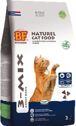BF Petfood Krokant 3 Mix Adult Basic 10kg Kattenvoer Verpakking