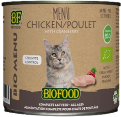 BF Petfood Biologisch Chicken/Poulet 200 gr Kattenvoer Verpakking