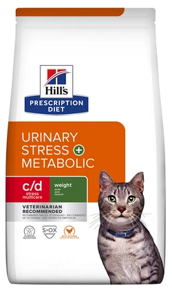 Hill's Prescription Diet Urinary Care c/d Urinary Stress + Metabolic Droogvoer 1.5kg