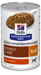 Hill's Prescription Diet k/d Natvoer Kip 370g