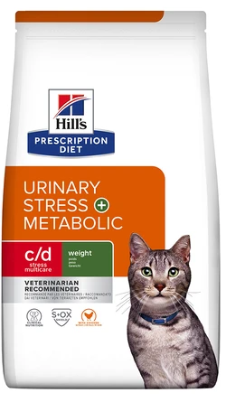 Hill's Prescription Diet Urinary Care c/d Urinary Stress + Metabolic Droogvoer 3kg