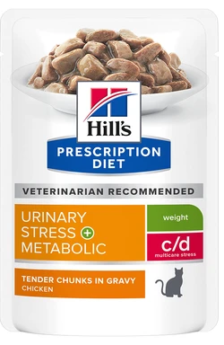 Hill's Prescription Diet Urinary Care c/d Urinary Stress + Metabolic Maaltijdzakje