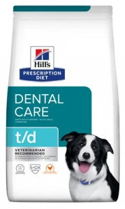 Hill's Prescription Diet T/D Dental Care hondenvoer met kip 10 kg Hill's Prescription Diet T/D Dental Care hondenvoer met kip 10 kg