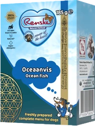 Renske Freshly Prepared Ocean Fish 185 g Hondenvoer Verpakking Renske Freshly Prepared Ocean Fish 185 g Hondenvoer Verpakking