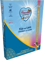 Renske Freshly Steamed Puppy Chicken & Lamb 395g Hondenvoer Verpakking Renske Freshly Steamed Puppy Chicken & Lamb 395g Hondenvoer Verpakking