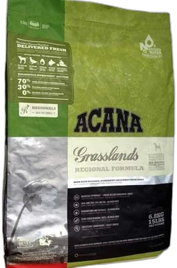 Acana Grasslands Hond 6kg verrpakking Acana Grasslands Hond 6kg