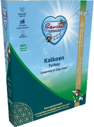 Renske Freshly Steamed Turkey Grainfree 395g Hondenvoer Verpakking Renske Freshly Steamed Turkey Grainfree 395g Hondenvoer Verpakking