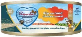 Renske Freshly Prepared Chicken & Beef Natvoer 95g Hondenvoer Verpakking Renske Freshly Prepared Chicken & Beef Natvoer 95g Hondenvoer Verpakking