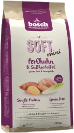 Bosch HPC Soft/Plus Mini Guinea Fowl & Sweet Potato 1 kg Hondenvoer Verpakking