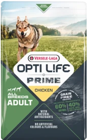 Versele-Laga Opti Life Prime Adult Chicken 12,5kg Hondenvoer Verpakking Versele-Laga Opti Life Prime Adult Chicken 12,5kg Hondenvoer Verpakking