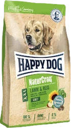Happy Dog Nature Croq Lamb & Rice 4 kg Hondenvoer Verpakking Happy Dog Nature Croq Lamb & Rice 4 kg Hondenvoer Verpakking