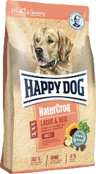 Happy Dog NatureCroq Salmon & Rice 11 kg Hondenvoer Verpakking Happy Dog NatureCroq Salmon & Rice 11 kg Hondenvoer Verpakking