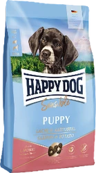 Happy Dog Sensible Puppy Salmon en Potato 4 kg Hondenvoer Verpakking Happy Dog Sensible Puppy Salmon en Potato 4 kg Hondenvoer Verpakking