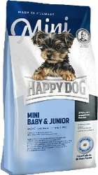 Happy Dog Mini Baby & Junior 4 kg Hondenvoer Verpakking Happy Dog Mini Baby & Junior 4 kg Hondenvoer Verpakking
