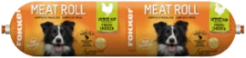 Fokker Meat Roll Chicken 800 g Hondenvoer Verpakking