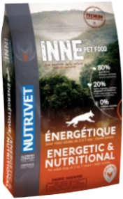 Nutrivet Inne Dog Energetic 3 kg Hondenvoer Verpakking Nutrivet Inne Dog Energetic 3 kg Hondenvoer Verpakking