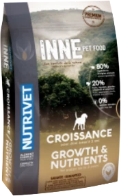 Nutrivet Inne Dog Growth 3 kg Hondenvoer Verpakking Nutrivet Inne Dog Growth 3 kg Hondenvoer Verpakking