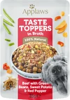 Applaws Taste Toppers Broth Beef 85g Hondenvoer Verpakking