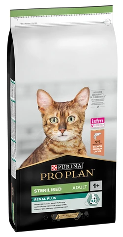 Pro Plan Optinutrition Sterilised Adult 1+ OptiRenal Zalm 10 kg Hondenvoer Verpakking