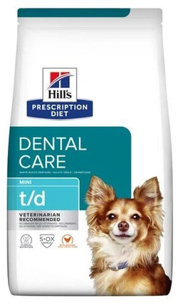 Hill-s-Prescription-Diet-t-d-Mini-Dental-Care-hondenvoer-met-Kip-3kg-zak