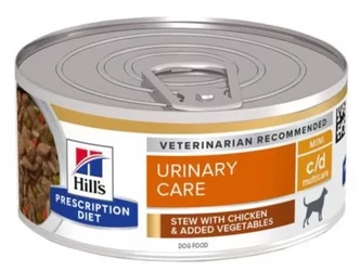 Hill-s-Prescription-Diet-C-D-Multicare-Urinary-Care-Stoofpotje-Blik-Hondenvoer-Kip-Groente-156-g