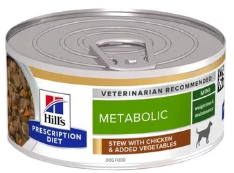 Hill-s-Prescription-Diet-Metabolic-Weight-Management-Stoofpotje-Blik-Hondenvoer-Kip-Groente-156-g