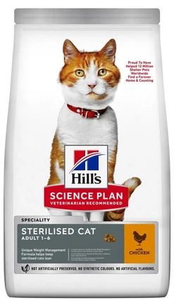 Hill-s-Science-Plan-Sterilised-Cat-Young-Adult-Droogvoer-Kip-15kg