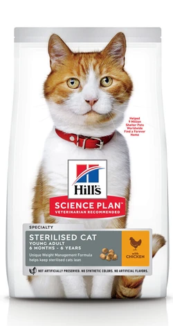 Hill-s-Science-Plan-Sterilised-Cat-Young-Adult-Droogvoer-Kip-3kg