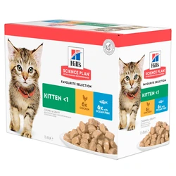 Hill-s-Science-Plan-Kitten-Maaltijdzakjes-12x85