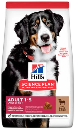 Hill-s-Science-Plan-Adult-1-6-Large-Breed-Lam-Rijst-14kg