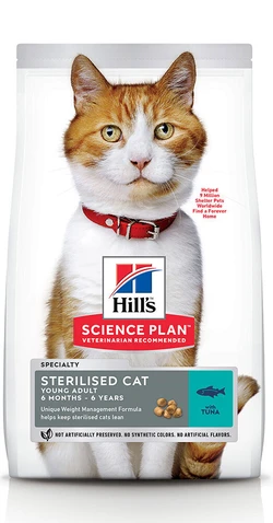 Hill-s-Science-Plan-Sterilised-Cat-Young-Adult-Droogvoer-Tonijn-10kg