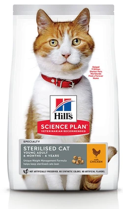 Hill-s-Science-Plan-Sterilised-Cat-Young-Adult-Droogvoer-Kip-10kg