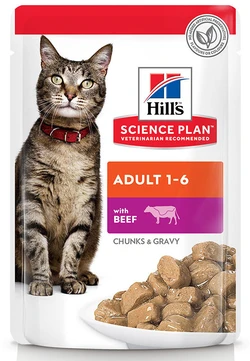 Hill-s-Science-Plan-Adult-Maaltijdzakje-Rund-12x85