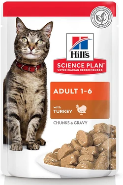 Hill's Science Plan Adult Maaltijdzakje Kalkoen 12x85g