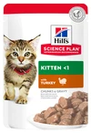 Hill's Science Plan Kitten Maaltijdzakjes Kalkoen 12x85g