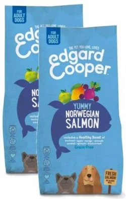 Edgard & cooper adult verse noorse zalm graanvrij hondenvoer - 12kg