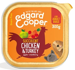 Edgard & Cooper Kuipje Vers Vlees Hondenvoer Kip - Kalkoen 300g