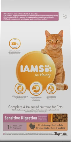Iams Cat adult Sensitive Digestion Turkey