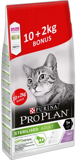 Pro Plan Optinutrition Sterilised Adult 1+ OptiRenal Kalkoen 12kg