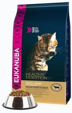 Eukanuba Cat Adult - Healthy Digestion Lam & Lever - 4kg