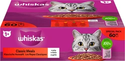 Whiskas Maaltijdzakjes 1+  Mix Selectie in Gelei 85x60