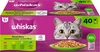 Whiskas Maaltijdzakjes 1+  Mix Selectie in Gelei 40x85