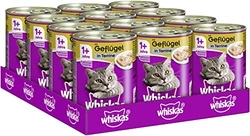 Whiskas Blik 1+ Saus met Gevogelte 12 x 400g