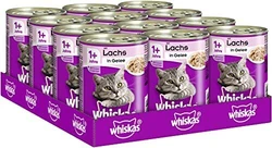 Whiskas Blik 1+ Gelei met Zalm 12x400g