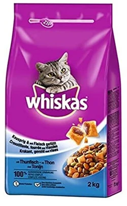 Whiskas Droge Brokjes 1+ Tonijn 2kg