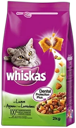 Whiskas Droge Brokjes 1+ Lam 2kg