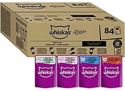 Whiskas Maaltijdzakjes 1+  Mix Selectie in Gelei 84x85g 
